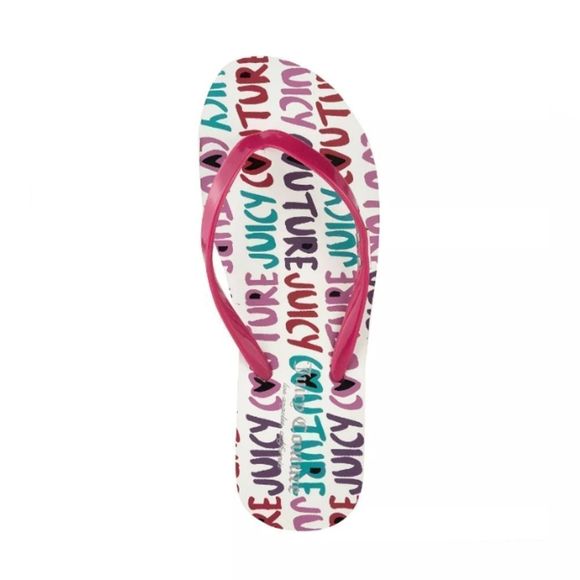 JUICY COUTUREWomen's Zamia Flip Flops Size 6M - Picture 2 of 4